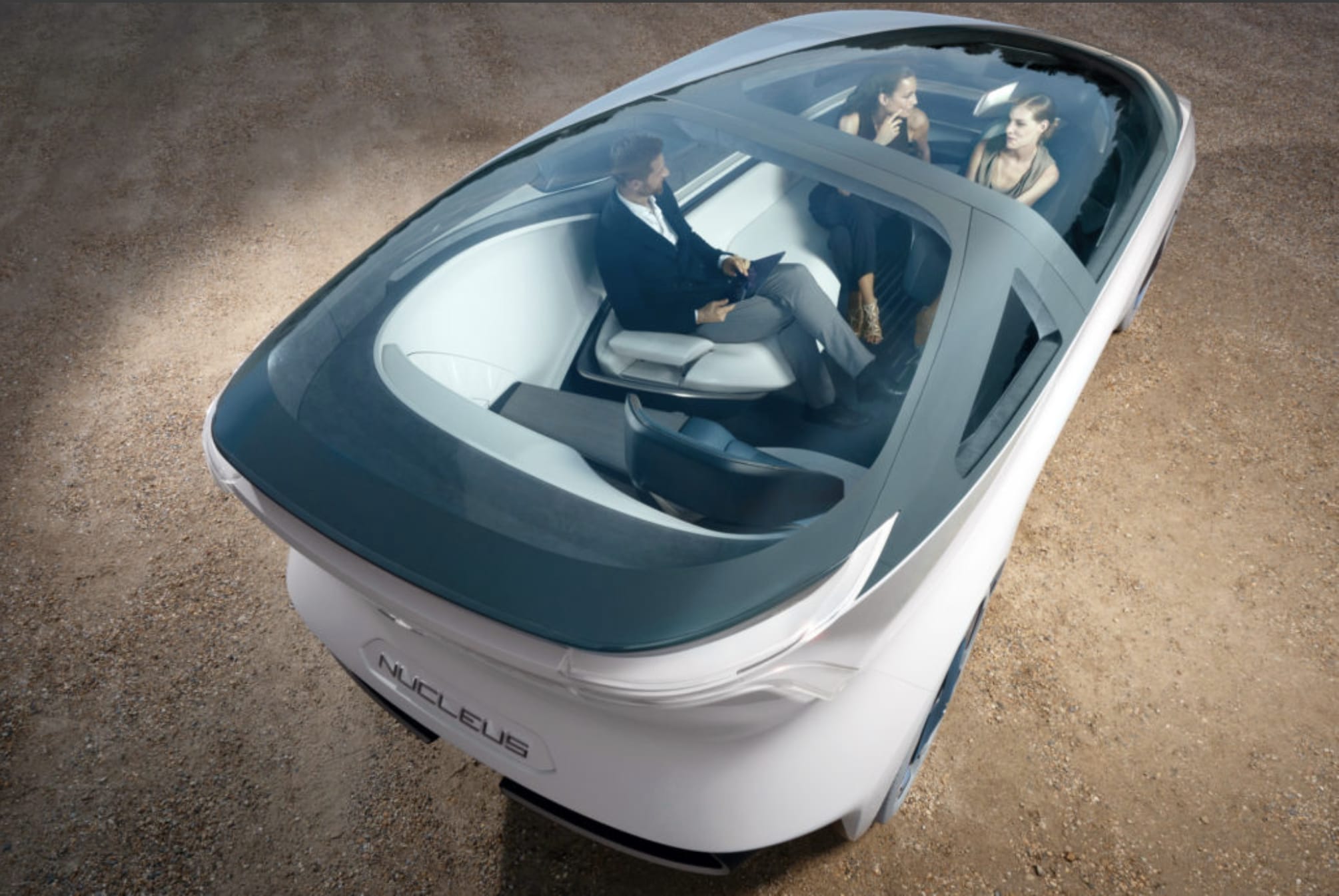 A sneak peek at the interior of the Icona Nucleus concept electric vehicle. (Photo courtesy: Icona Design)
