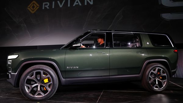 FILE PHOTO: Rivian introduces all-electric R1S SUV at Los Angeles Auto Show in Los Angeles, California. (Reuters)