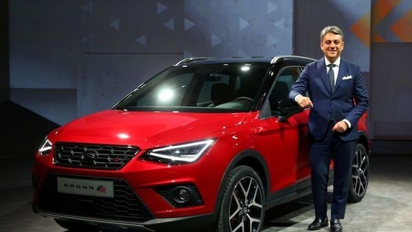 FILE PHOTO: SEAT President and CEO Luca de Meo poses with the new Seat Arona car during a launch event in Barcelona, Spain June 26, 2017. REUTERS/Albert Gea (REUTERS)