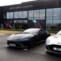 FILE PHOTO: Aston Martin Lagonda cars are seen parked outside the new factory at St Athan, Wales, Britain December 6, 2019. REUTERS/Rebecca Naden (REUTERS)