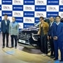 Shah Rukh Khan at the unveiling of new Creta.