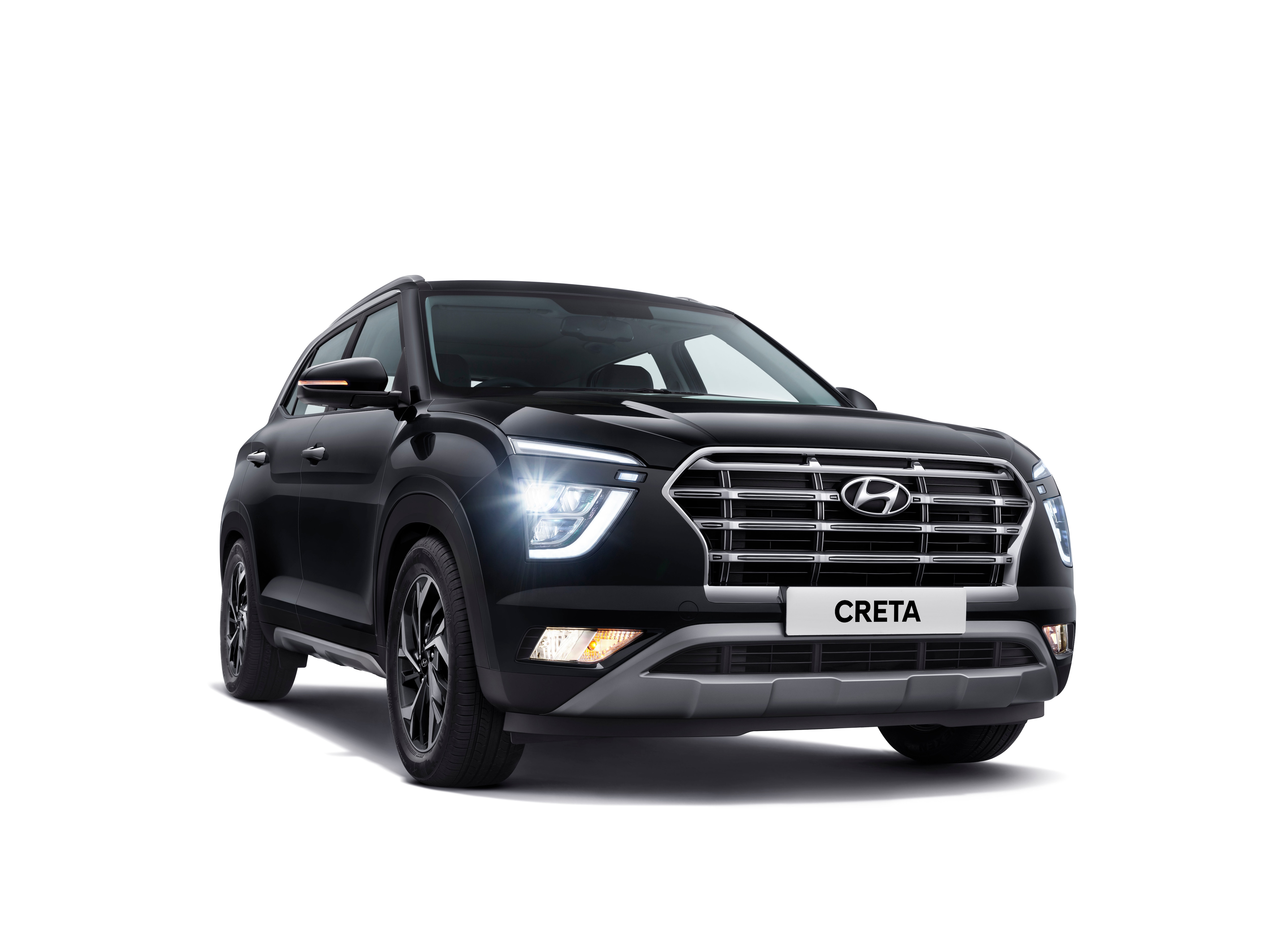 The front profile of new Creta from Hyundai.