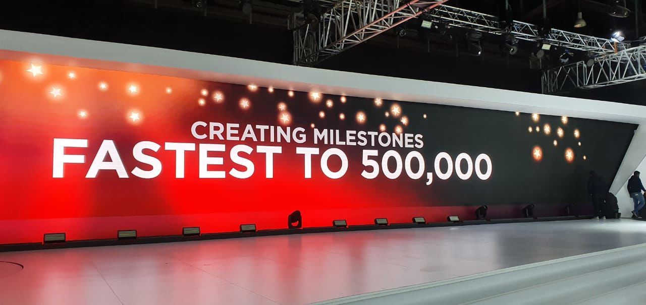 The stage is set for the launch of Vitara Brezza petrol.