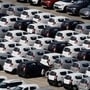 FILE PHOTO: Cars are seen parked at Maruti Suzuki's plant at Manesar, (REUTERS)