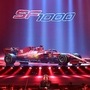 This photo taken and handout by the Ferrari Press Office on February 11, 2020 shows a string orchestra perform during the unveiling ceremony of the new Ferrari Formula One SF1000 (C) at Teatro Romolo-Valli in Reggio Emilia. (Photo by Handout / FERRARI PRESS OFFICE / AFP) (AFP)
