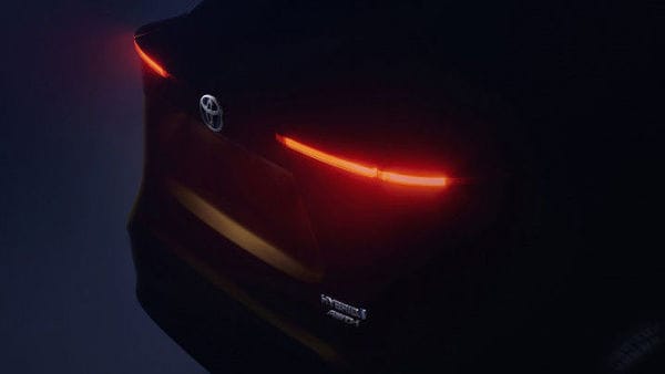 Image of the new B-SUV teased by Toyota