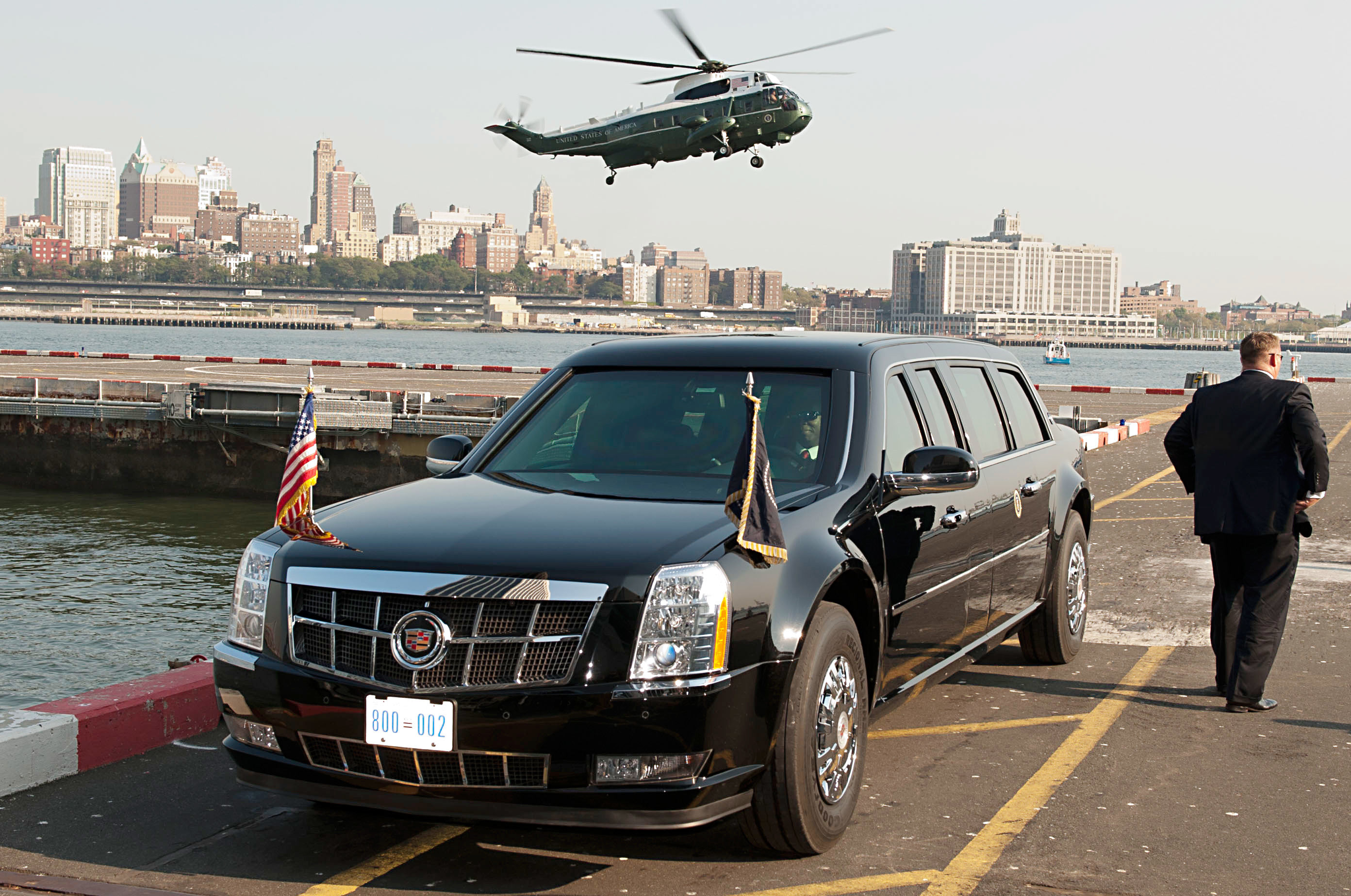 The chauffeur of The Beast is specially trained to handle crisis situations and escape with The President