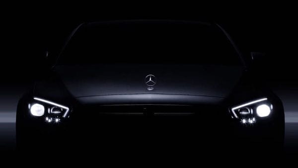 Silhouette of the Mercedes Benz E-Class facelift