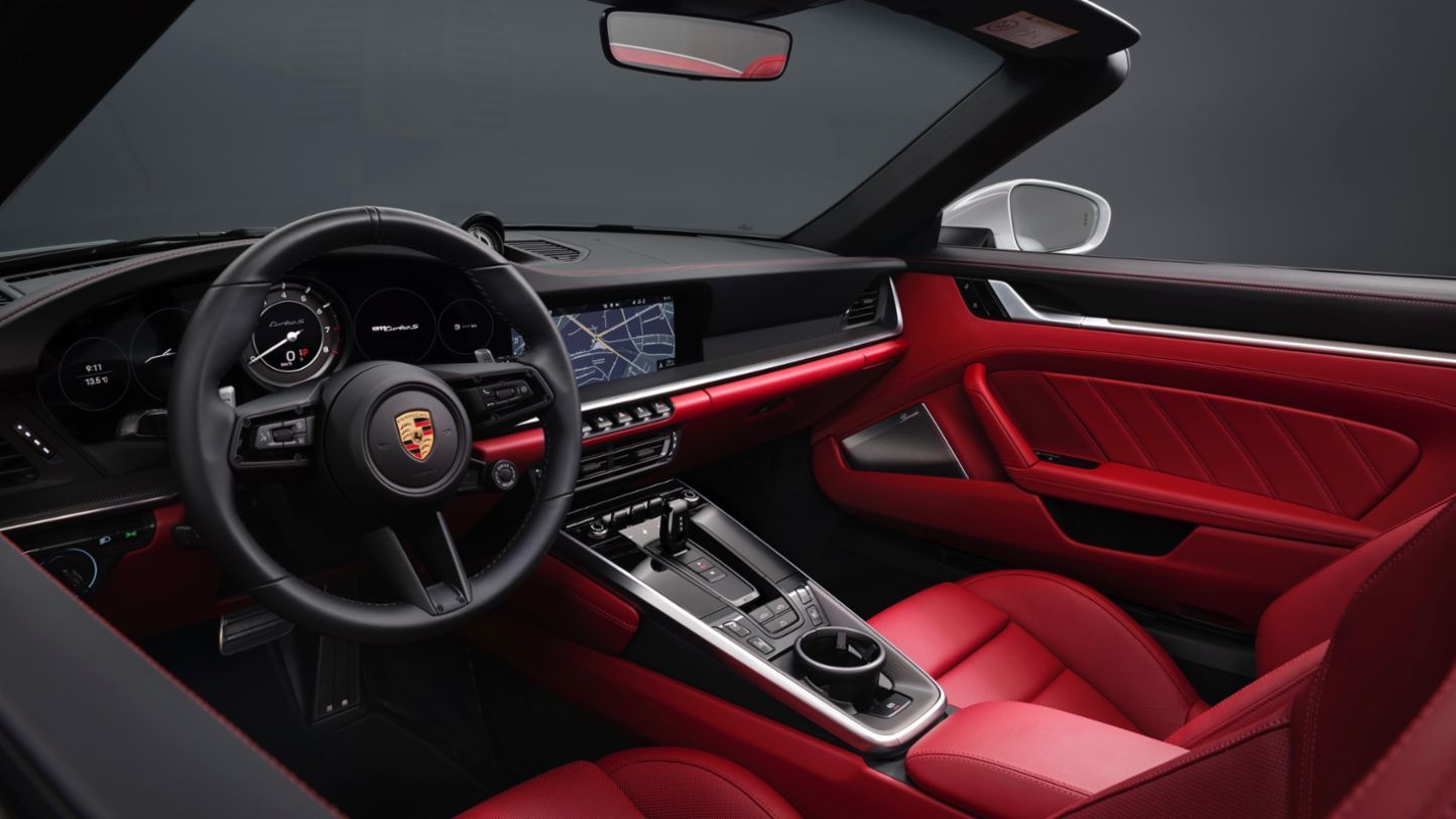 Interior of Porsche 911 Turbo S Cabriolet Interior of Porsche 911 Turbo S Cabriolet