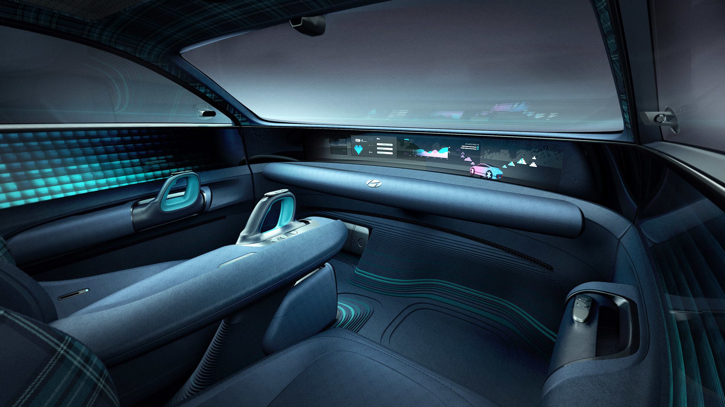 Interior of the Hyundai Prophecy Concept EV