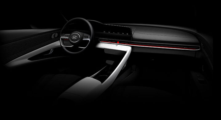Interior design of the 2021 Hyundai Elantra Interior design of the 2021 Hyundai Elantra