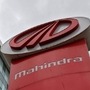The logo of Mahindra and Mahindra is seen at a showroom in Mumbai. File Photo used for representational purpose only. 