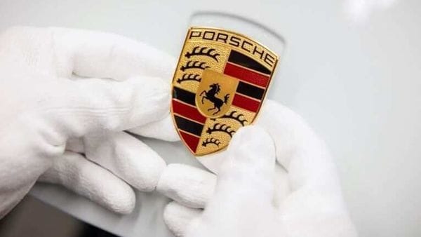 File photo of Porsche logo. 