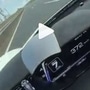A Ferrari LaFerrari hypercar races down the German Autobahn at blazing speeds. (Photograb from video posted on Instagram by speedtimers)