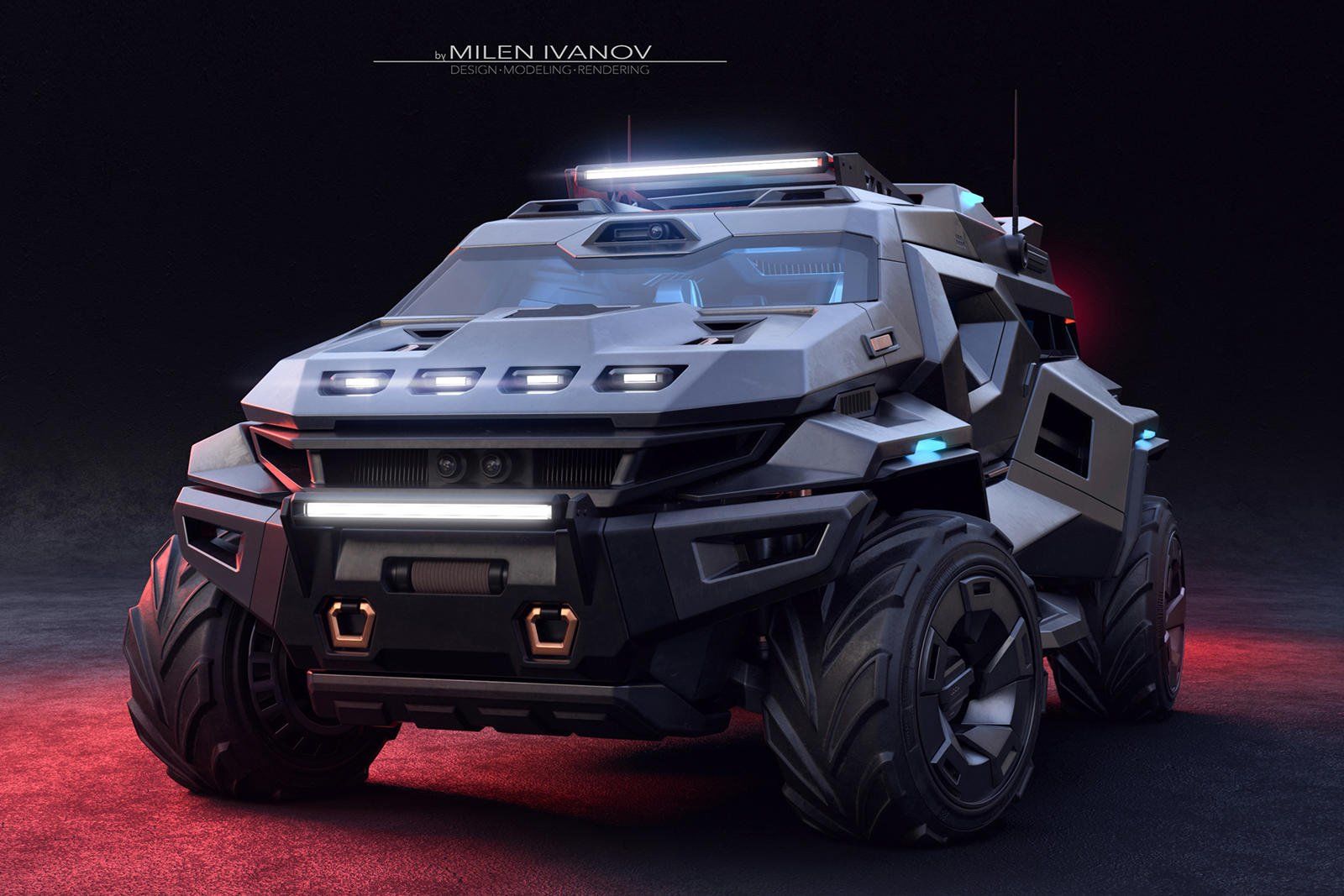 This concept Armortruck SUV makes Tesla Cybertruck look like a