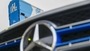 A Mercedes-Benz GLC F-Cell hybrid plug-in SUV automobile, manufactured by Daimler AG, sits refueling on the forecourt of a a Royal Dutch Shell Plc gas station in Sindelfingen, Germany. (Bloomberg)