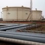 File photo: Storage tanks of an oil refinery of Essar Oil are pictured in Vadinar in Gujarat, India. (REUTERS)