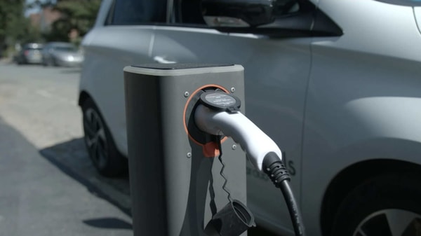 Home charging port for deals electric car