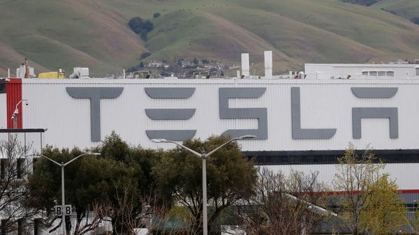 FILE PHOTO: A view of Tesla Inc's U.S. vehicle factory in Fremont, California, U.S., (REUTERS)