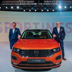 Volkswagen T-Roc unveiled ahead of Auto Expo 2020.