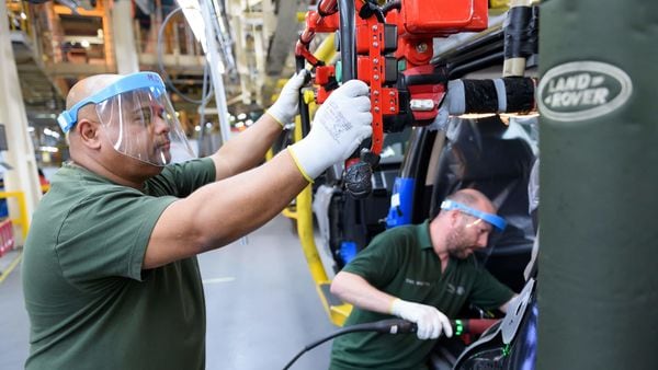JLR issued a statement saying that effective social distancing, hygiene and health monitoring measures have been ensured following an extensive review of all production lines. JLR issued a statement saying that effective social distancing, hygiene and health monitoring measures have been ensured following an extensive review of all production lines.