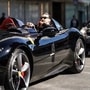 Zlatan Ibrahimovic seen driving his Ferrari Monza SP2 on the streets of Stockholm. (Photo courtesy: Instagram/@only_monza)