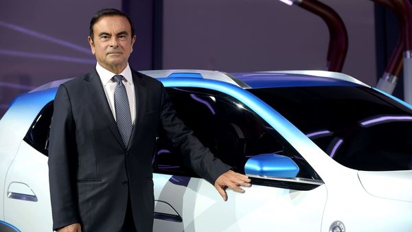 File photo: Former Chairman and CEO of Renault-Nissan-Mitsubishi Carlos Ghosn presents the Renault K-ZE for the Chinese market.