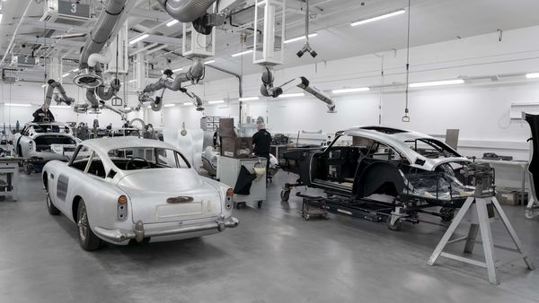 Each DB5 Goldfinger Continuation car is priced at £2.75m (around ₹25.5 crore), plus taxes. First deliveries of the DB5 Goldfinger Continuation to customers will commence in the second half of 2020. Each DB5 Goldfinger Continuation car is priced at £2.75m (around <span class='webrupee'>₹</span>25.5 crore), plus taxes. First deliveries of the DB5 Goldfinger Continuation to customers will commence in the second half of 2020.