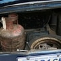 File photo: A cooking gas canister is pictured at the trunk of a car, which runs with cooking gas instead of fuel, as Venezuelans are struggling to cope with chronic fuel shortage. (REUTERS)