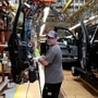 File photo: A Ford Motor assembly worker works on a 2018 Ford F150 pick-up truck at Ford's Dearborn Truck Plant in Michigan. (REUTERS)