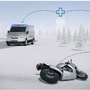 In case of an accident, the Bosch 'Help Connect' system automatically detects the change in angular position and speed of the motorcycle and responds by sending alert to emergency services. 