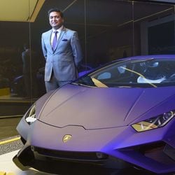 Sharad Agarwal, Head at Lamborghini India, during the preview of Lamborghini Huracan EVO RWD, in New Delhi. (PTI)