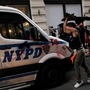 Many protesters have targeted NYPD vehicles during demonstrations in New York. (REUTERS)