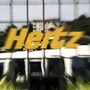 File photo: A logo of car rental company Hertz is seen on a building during the coronavirus disease (COVID-19) outbreak in Nice, France. (REUTERS)