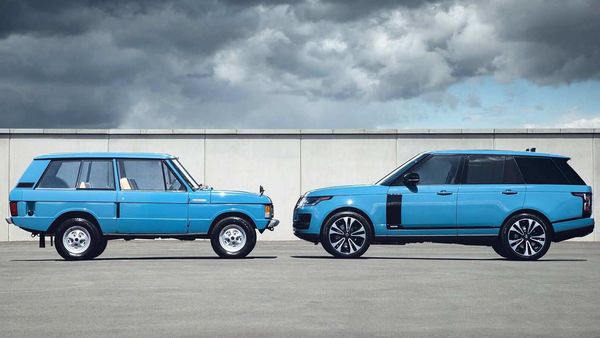 The old and the new Range Rover SUVs clicked side by side on the eve of 50th anniversary.