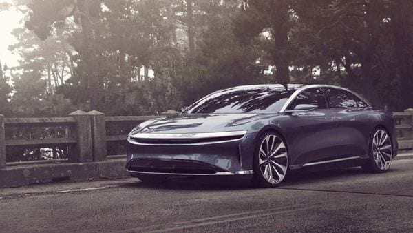 The debut Air model, which is expected to sell for more than $100,000, can be ordered online. Photo courtesy: Lucid Motors