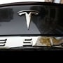 FILE PHOTO: The company logo is pictured on a Tesla Model X electric car in Berlin, Germany. (REUTERS)