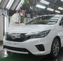 The fifth-generation Honda City at the company's manufacturing facility in Greater Noida.