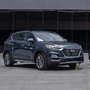 Photo of Hyundai Tucson SUV and Veloster.