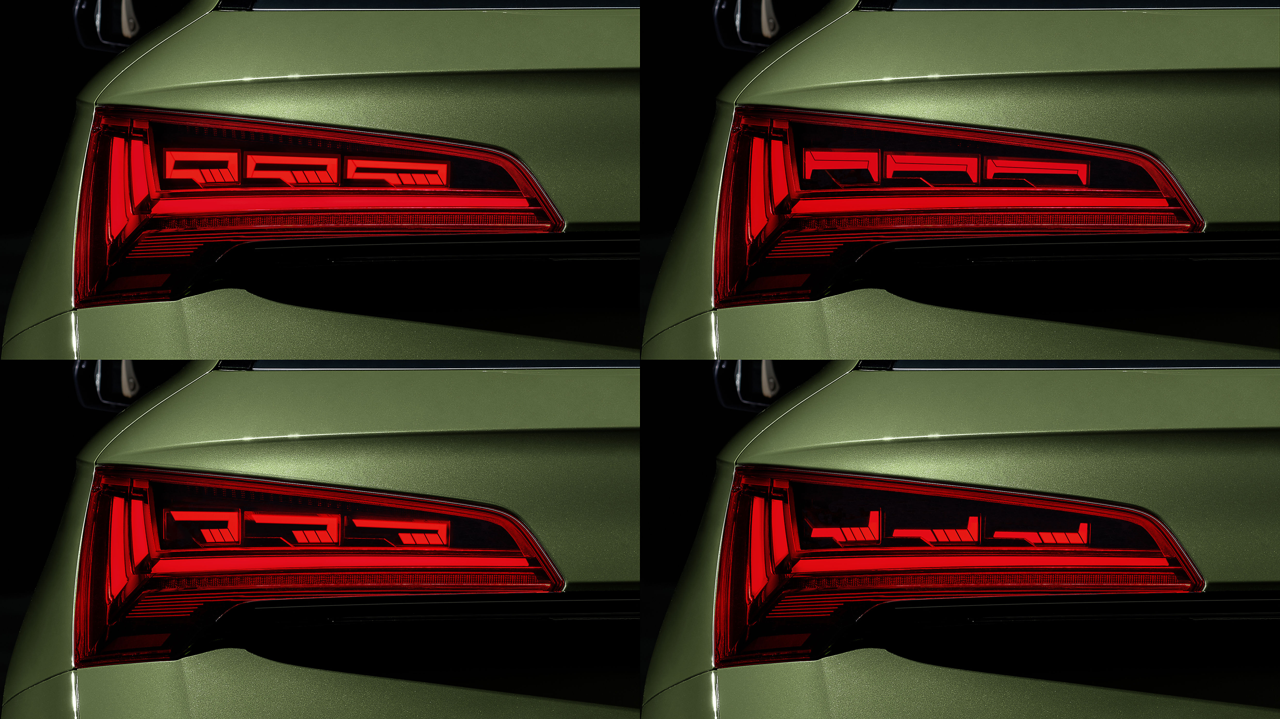 The new Q5 has an unmistakable presence from the rear, especially during late evening drives, thanks to OLED rear lights. The new Q5 has an unmistakable presence from the rear, especially during late evening drives, thanks to OLED rear lights.