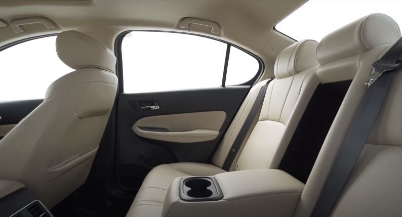 The rear seats are once again the best place to be at inside the City from Honda.