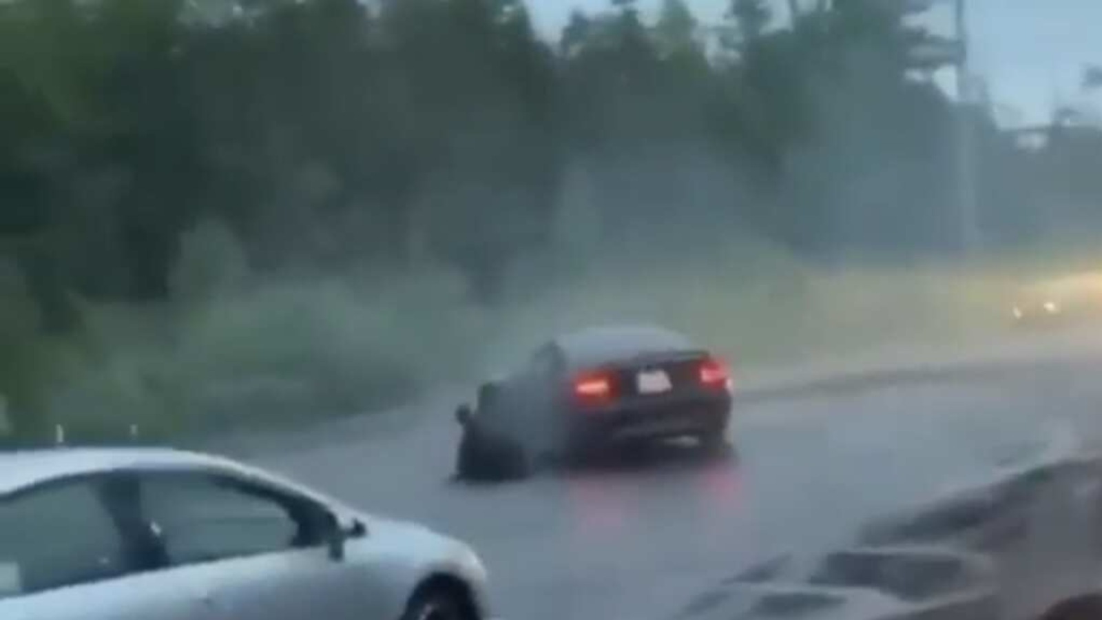 Watch: Donut stunt goes wrong. Ford Mustang flings driver off, rolls ...