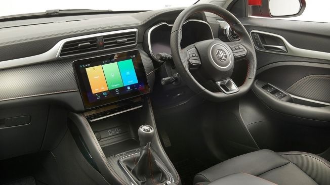 The new ZS SUV gets a 10.9-inch touchscreen infotainment system.