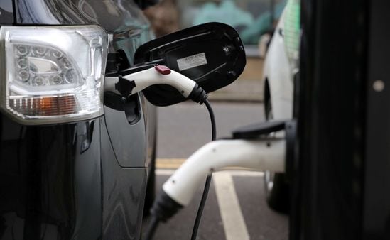 Representational photo of electric vehicles charging