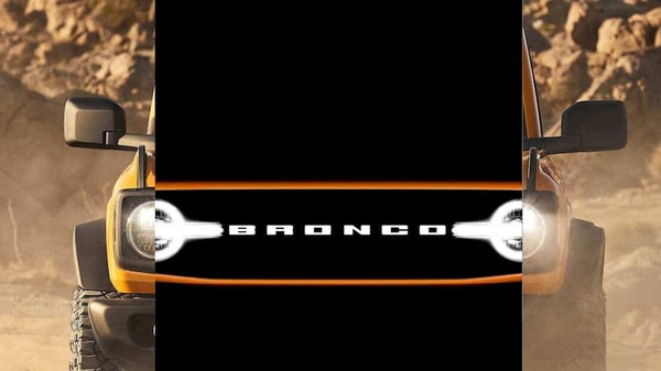 2021 Ford Bronco SUV's front face rendered through teasers released by the company. 2021 Ford Bronco SUV's front face rendered through teasers released by the company.