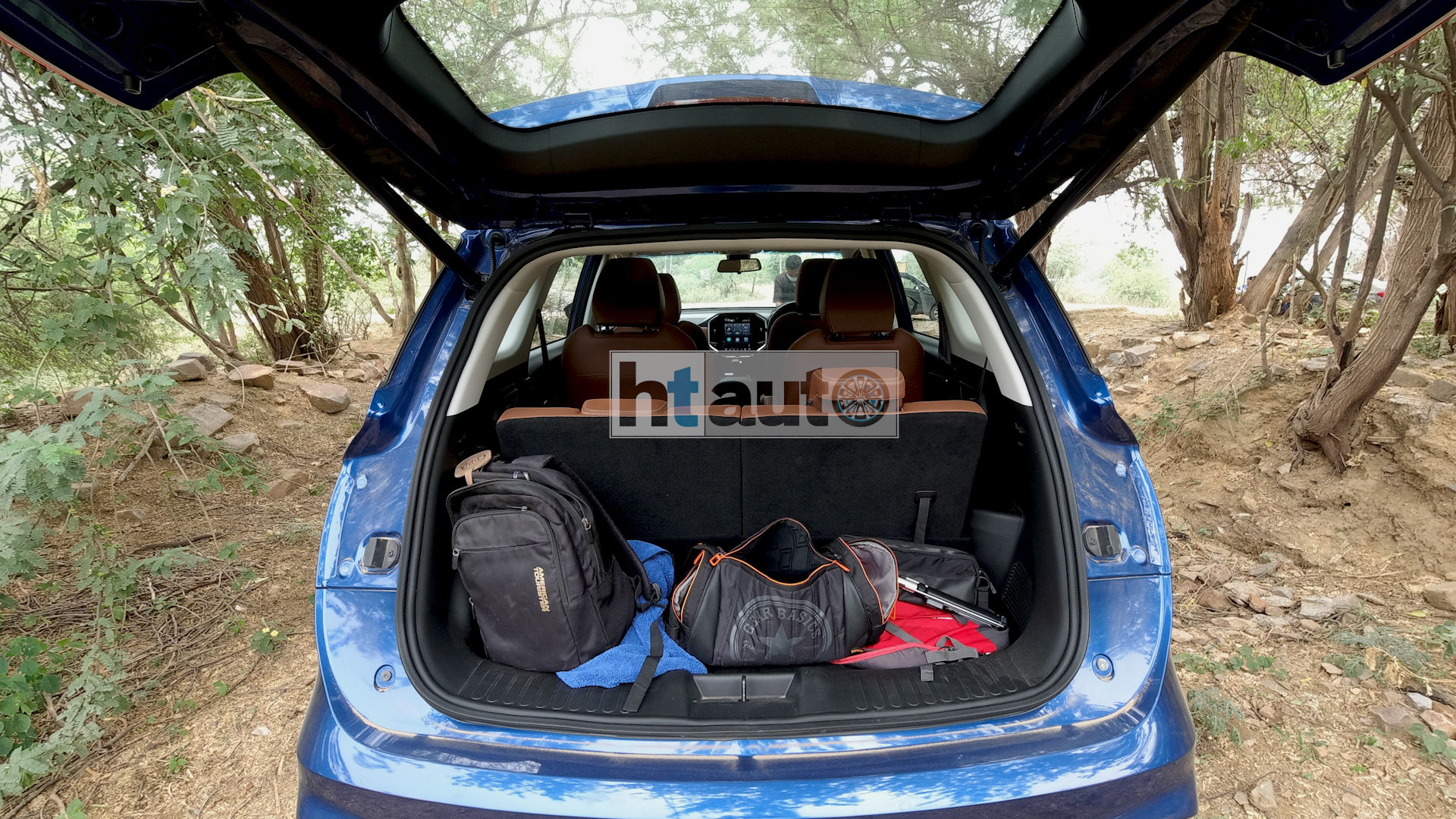 The boot of Hector Plus may get cluttered with just a few backpacks but the split and fold third-row seats opens up a whole lot of options. The boot of Hector Plus may get cluttered with just a few backpacks but the split and fold third-row seats opens up a whole lot of options.