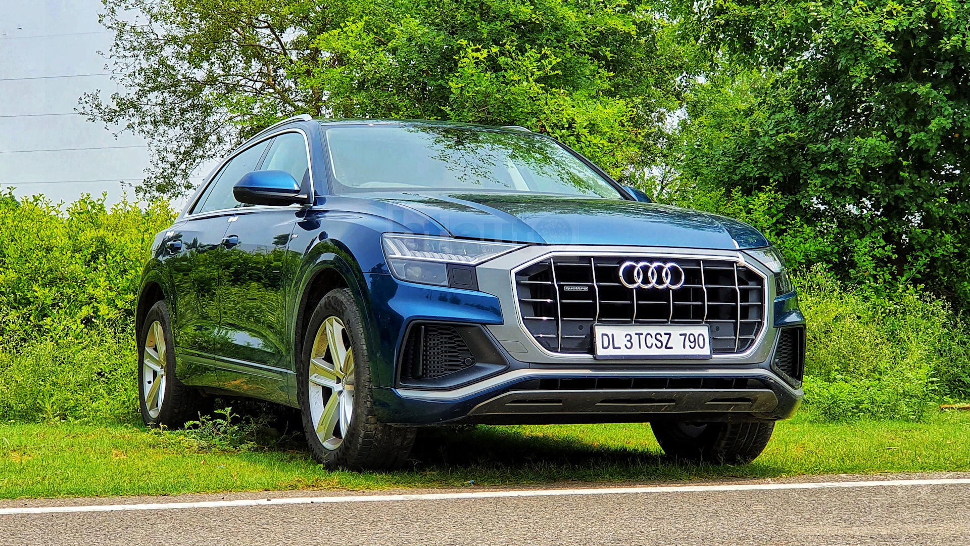 Numerically, the Q8 has slightly smaller proportions than the Q7 for most parts but the wheelbase is similar and visually, the flagship is perhaps even more imposing. (HTAuto.com/Sabyasachi Dasgupta)