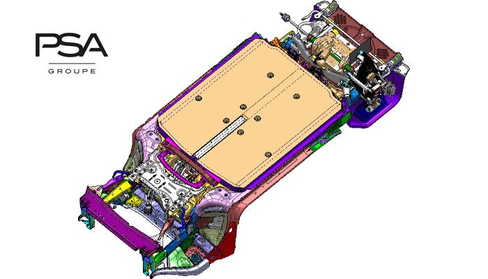 PSA's new electric vehicle modular platform PSA's new electric vehicle modular platform