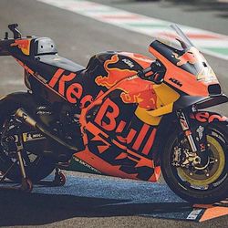 KTM RC16 MotoGP bike pictured. 