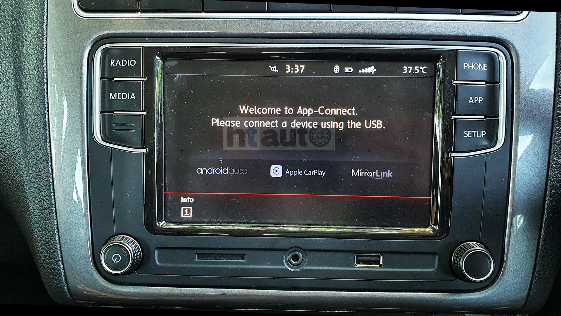 The infotainment unit in the 2020 Polo does add some functionalities but is still rather mundane considering the screens on offer in rival cars. (HT Auto/Sabyasachi Dasgupta)